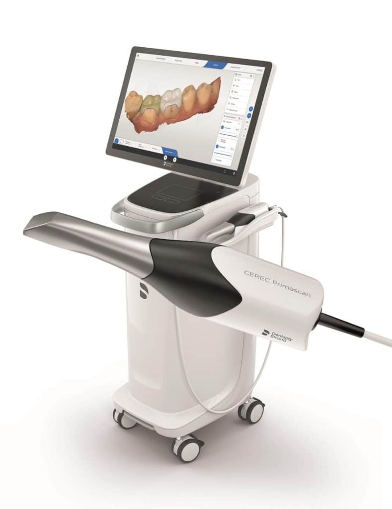 CEREC Primescan 3D digital scanner used to take precise digital impressions at Stratford Dental Care